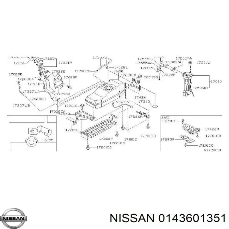  Nissan/Infiniti 0143601351 preço, a partir de 10,85 USD