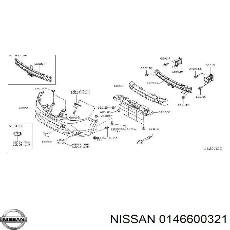0146600321 Nissan/Infiniti 