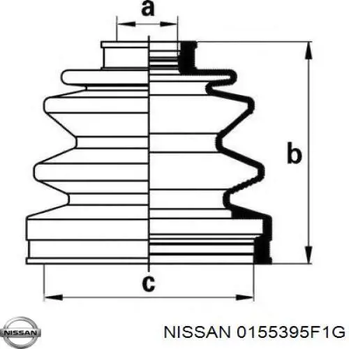  Nissan/Infiniti 0155395F1G preço, a partir de 7,19 USD