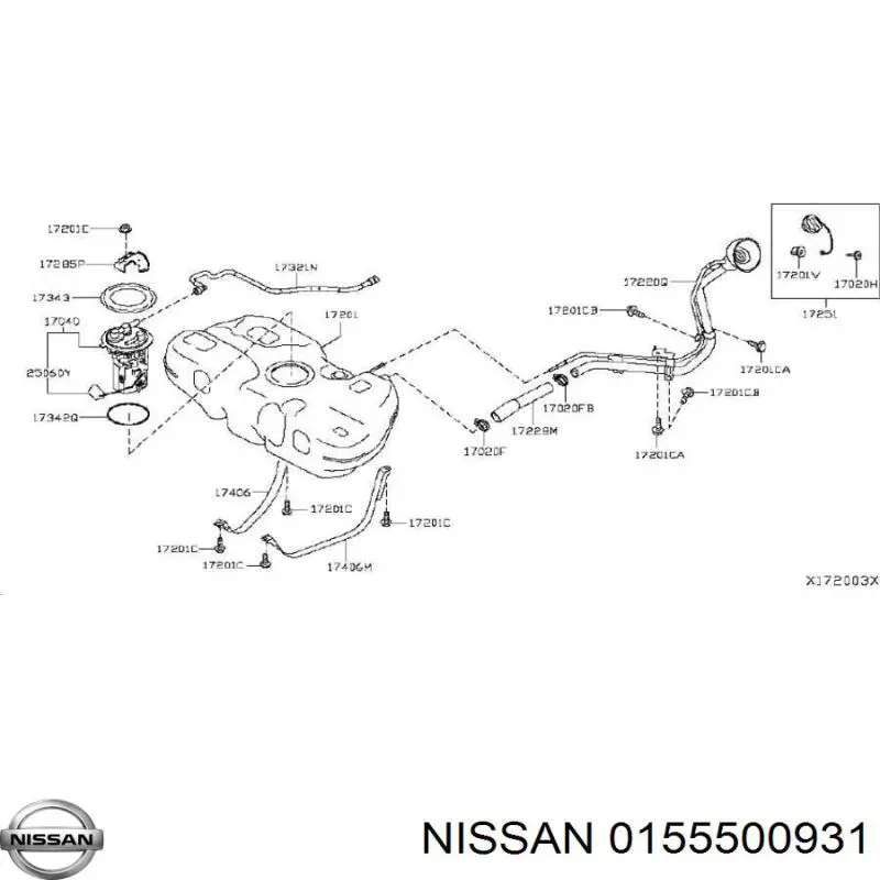 0155500931 Nissan/Infiniti 
