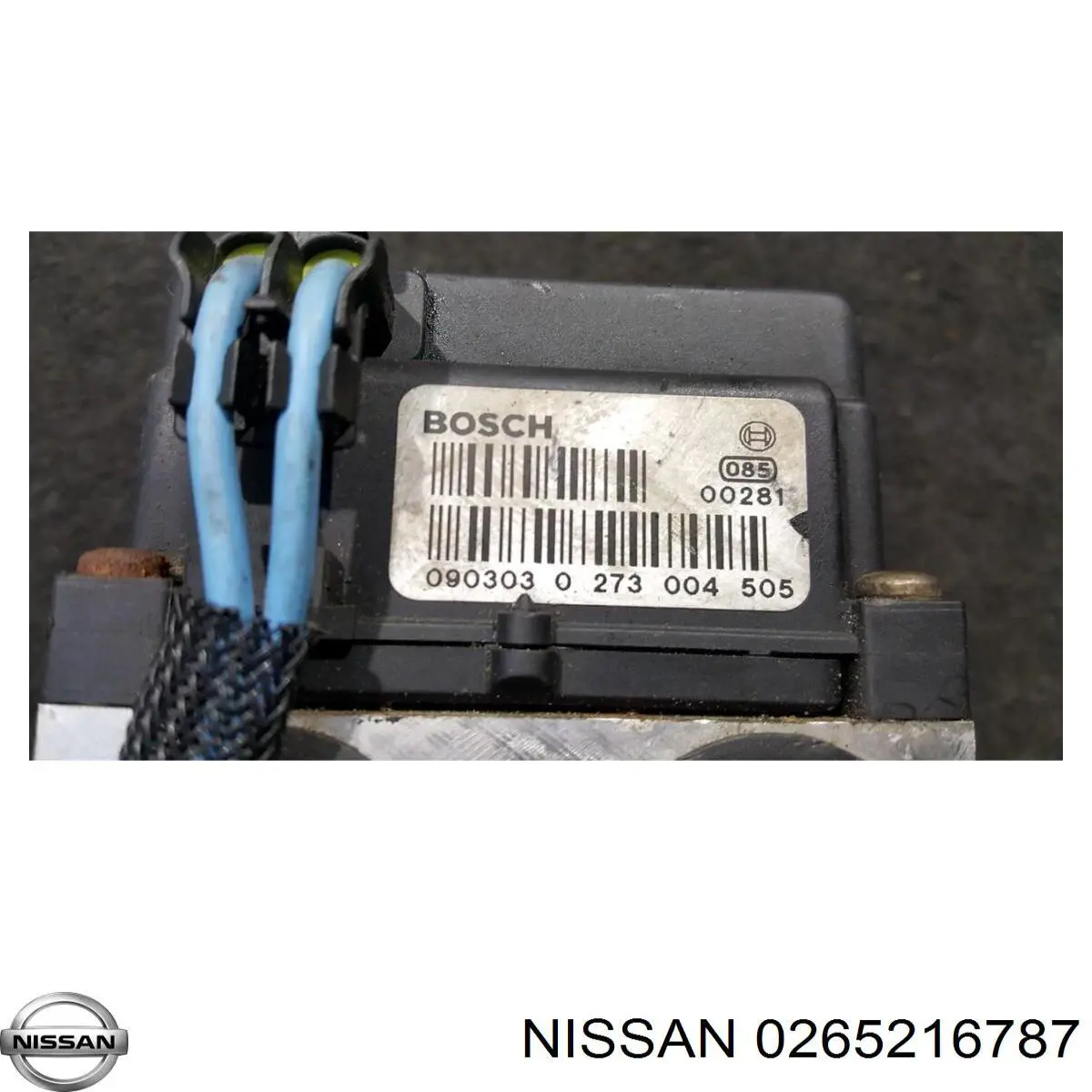 Unidade hidráulico de controlo ABS 0265216787 Nissan/Infiniti