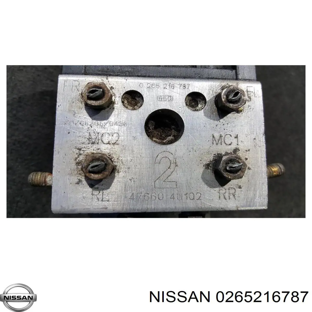 Unidade hidráulico de controlo ABS Nissan/Infiniti 0265216787