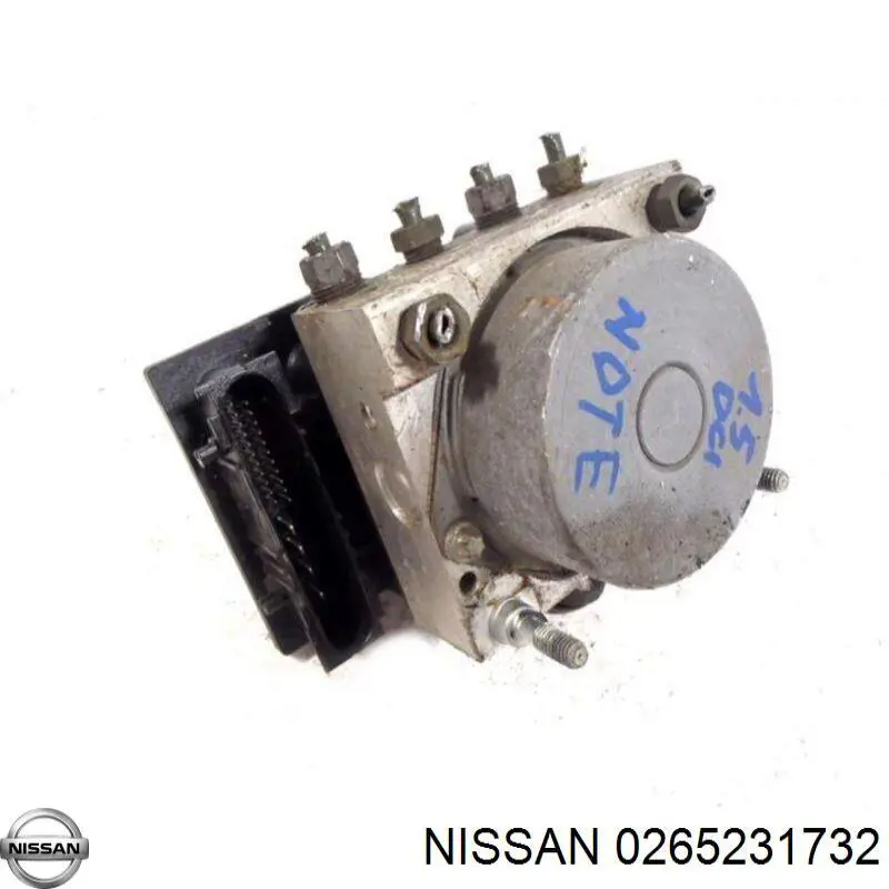 0265231732 Nissan/Infiniti Unidade hidráulico de controlo ABS