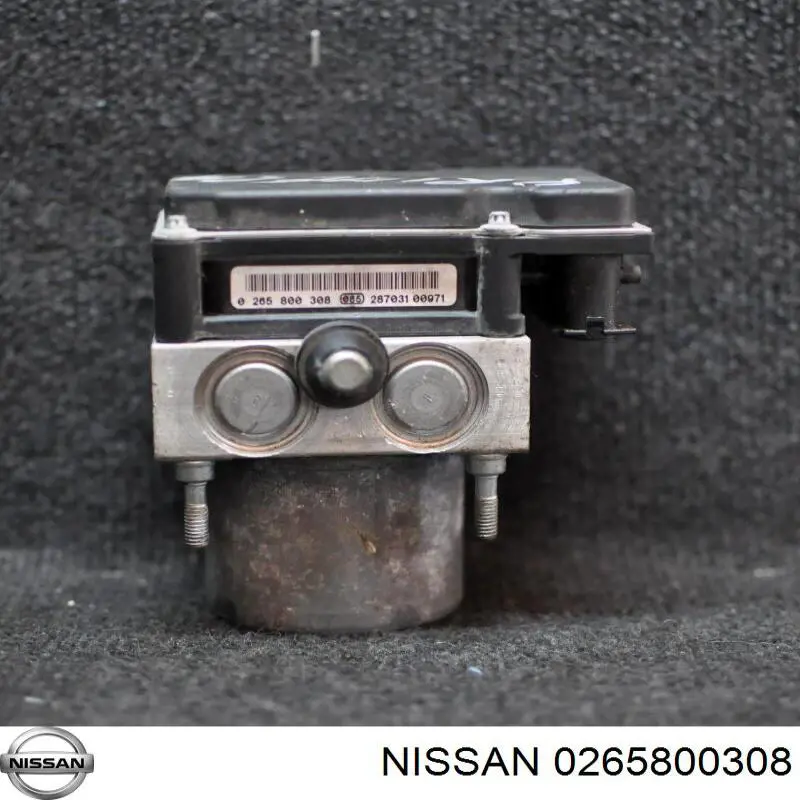 0265800308 Nissan/Infiniti Unidade hidráulico de controlo ABS