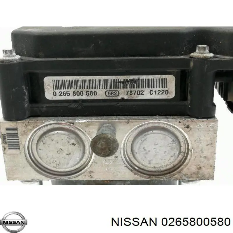 0265231845 Nissan/Infiniti Unidade hidráulico de controlo ABS