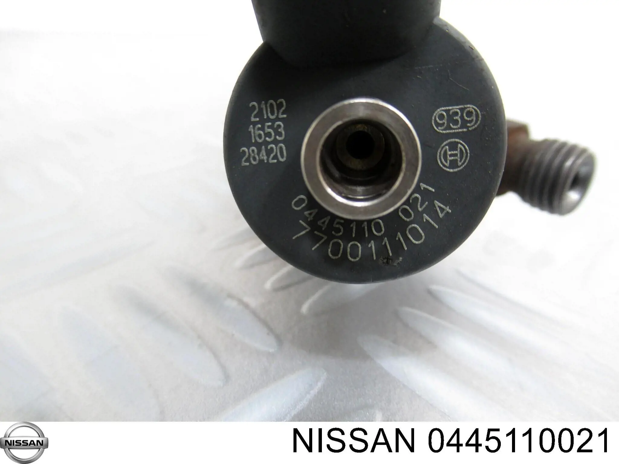 Injetor de injeção de combustível 0445110021 Nissan/Infiniti