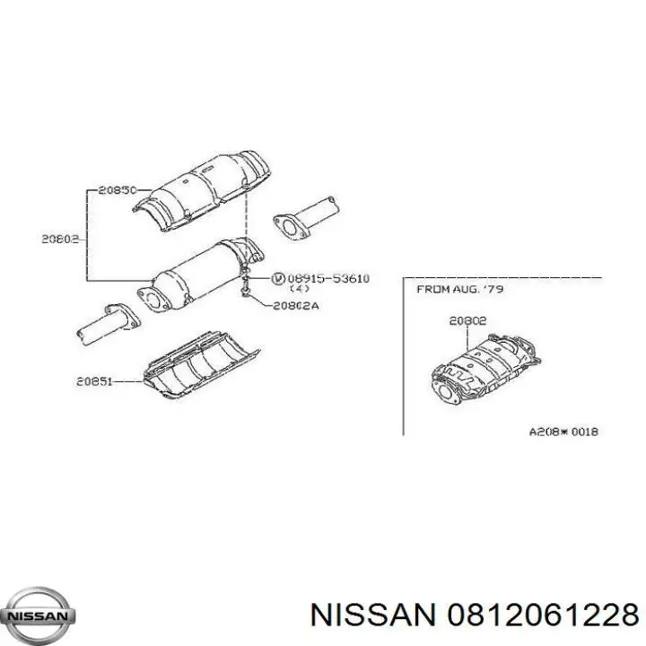  Nissan/Infiniti 0812061228 preço, a partir de  