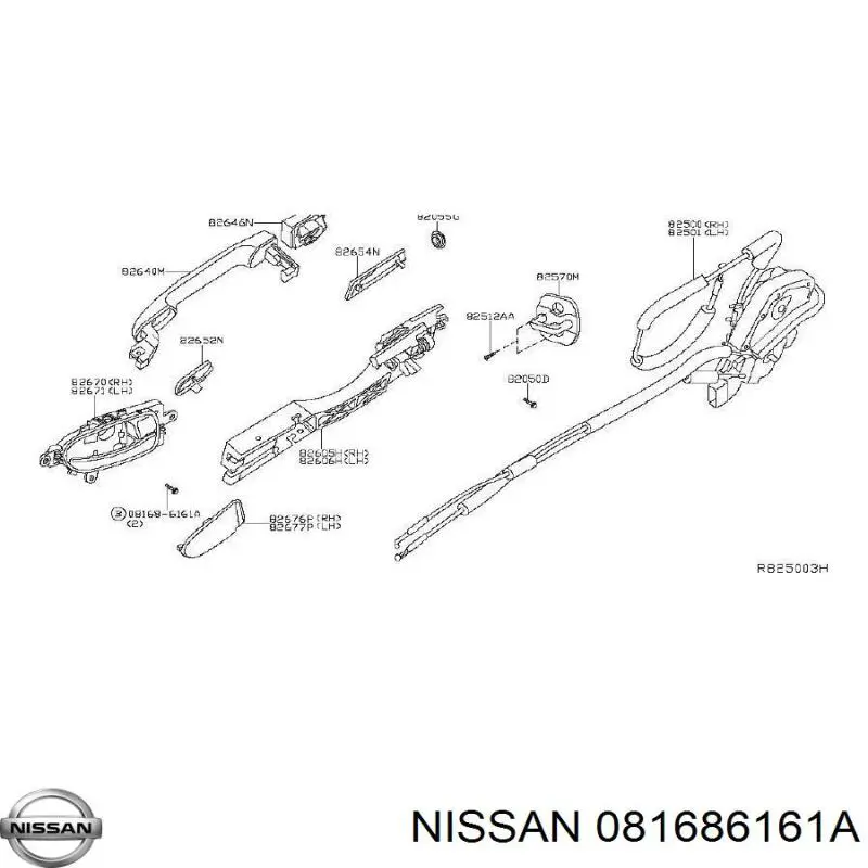  Nissan/Infiniti 081686161A preço, a partir de 7,02 USD