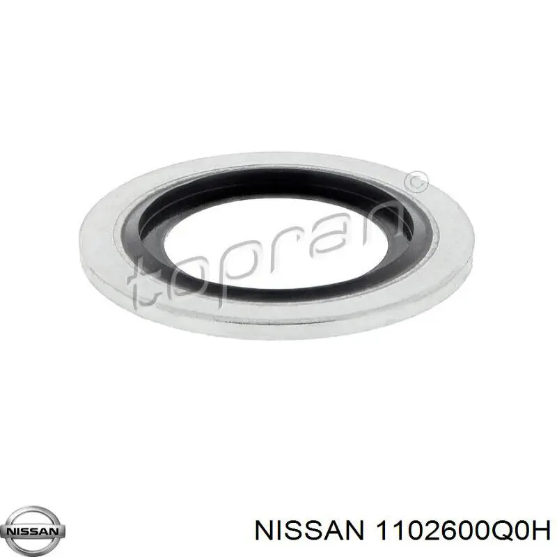 1102600Q0H Nissan/Infiniti Vedante de rolha de panela de motor