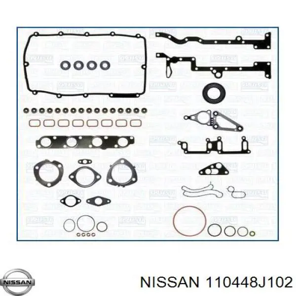 Vedante direito de cabeça de motor (CBC) Nissan/Infiniti 110448J102 preço, a partir de 50,92 USD