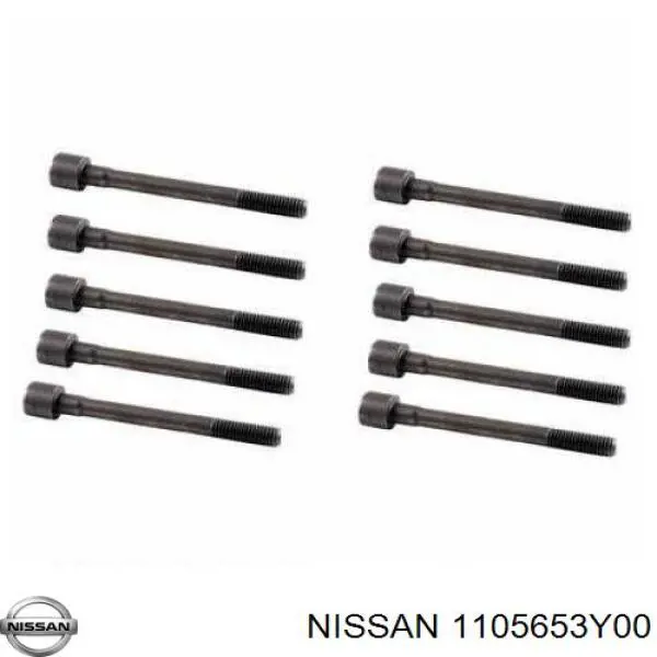 1105653Y00 Nissan/Infiniti Parafuso de cabeça de motor (CBC)