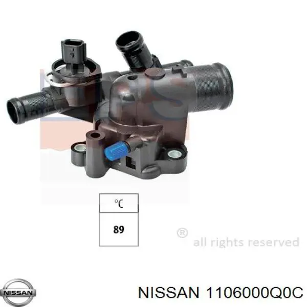 1106000Q0C Nissan/Infiniti Caixa do termostato