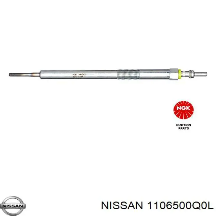 Vela de incandescência Nissan/Infiniti 1106500Q0L preço, a partir de 38,04 USD