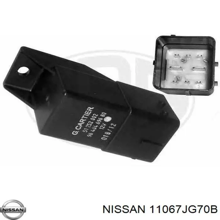11067JG70B Nissan/Infiniti Relê das velas de incandescência
