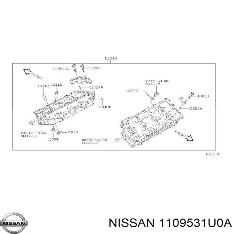 Vedante anular da cavidade de vela Nissan/Infiniti 1109531U0A preço, a partir de 3,64 USD