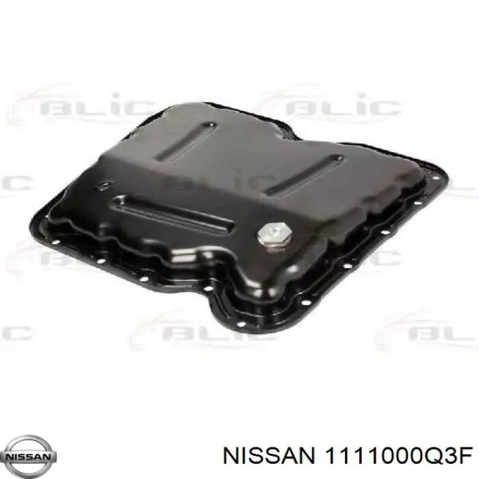 1111000Q3F Nissan/Infiniti Panela de óleo de cárter do motor, parte inferior