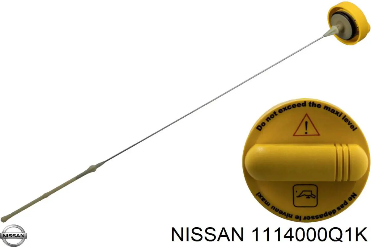 Sonda (indicador) do nível de óleo no motor 3F115011 AND