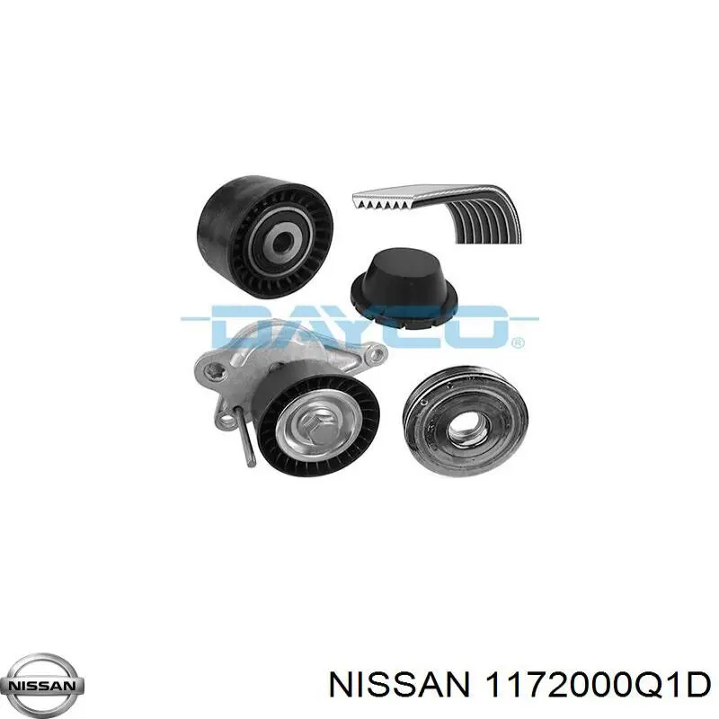 1172000Q1D Nissan/Infiniti Correia dos conjuntos de transmissão, kit
