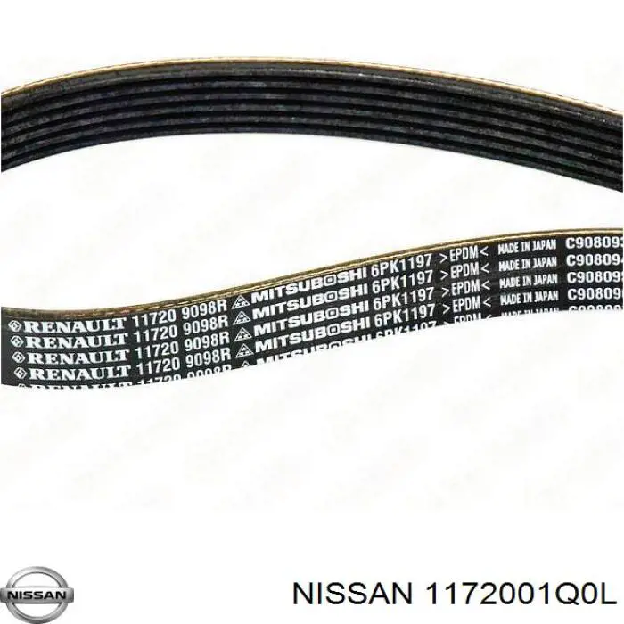 Compre 7711946465 Renault (RVI) Correia dos conjuntos de transmissão, kit