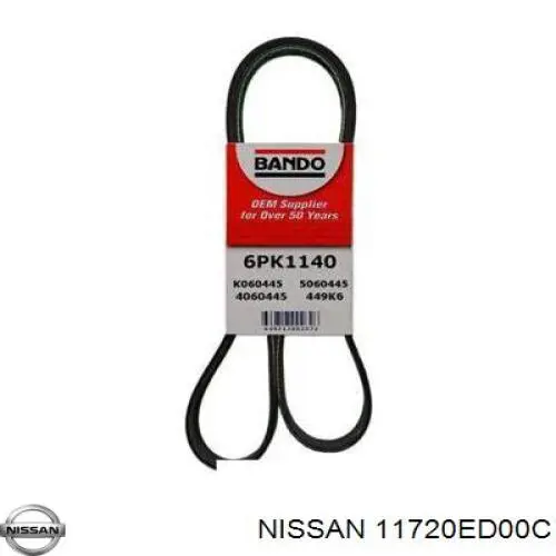 Correia dos conjuntos de transmissão Nissan/Infiniti 11720ED00C preço, a partir de 27,31 USD