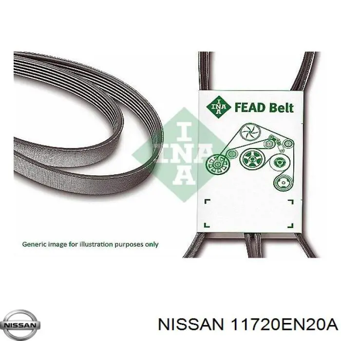 Compre 11720EN20A Nissan/Infiniti Correia dos conjuntos de transmissão