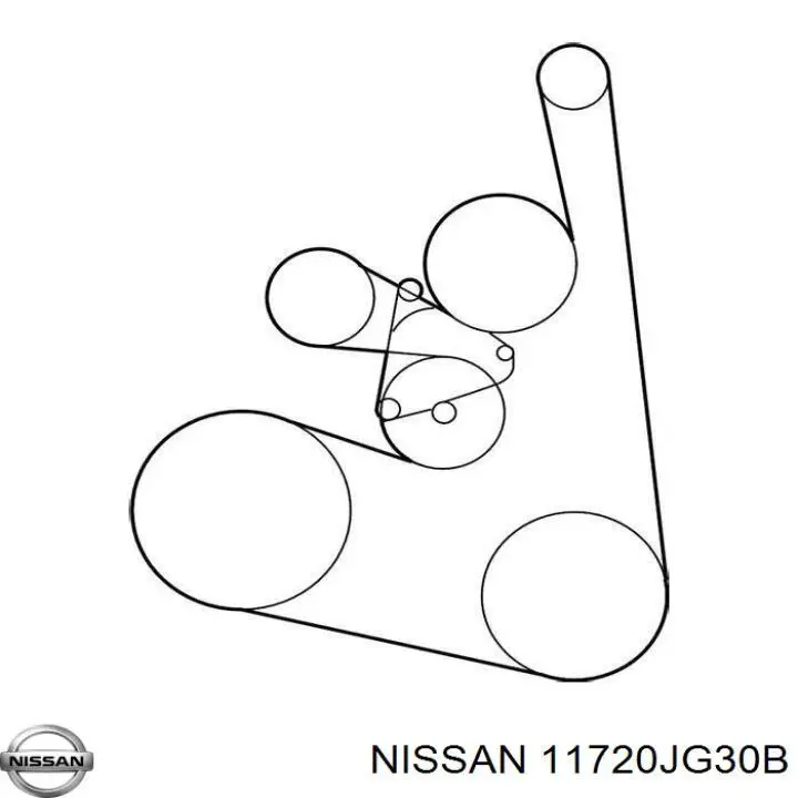 11720JG30B Nissan/Infiniti Correia dos conjuntos de transmissão