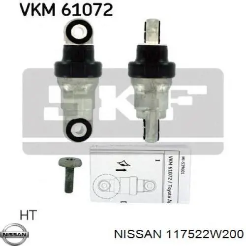 Compre 117522W20A Nissan/Infiniti Reguladora de tensão da correia de transmissão