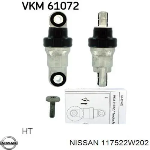 Compre 117522W20A Nissan/Infiniti Reguladora de tensão da correia de transmissão