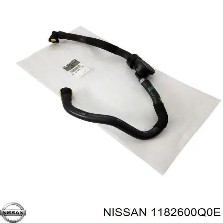 1182600Q0E Renault (RVI) Cano derivado de ventilação de cárter (de separador de óleo)