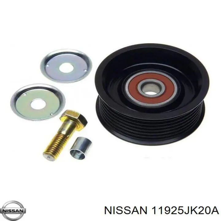 Compre 11925JK20A Nissan/Infiniti Rolo parasita da correia de transmissão