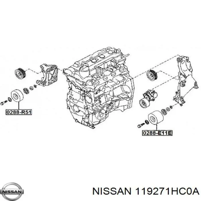 Rolo de reguladora de tensão da correia de transmissão Nissan/Infiniti 119271HC0A preço, a partir de 60,23 USD