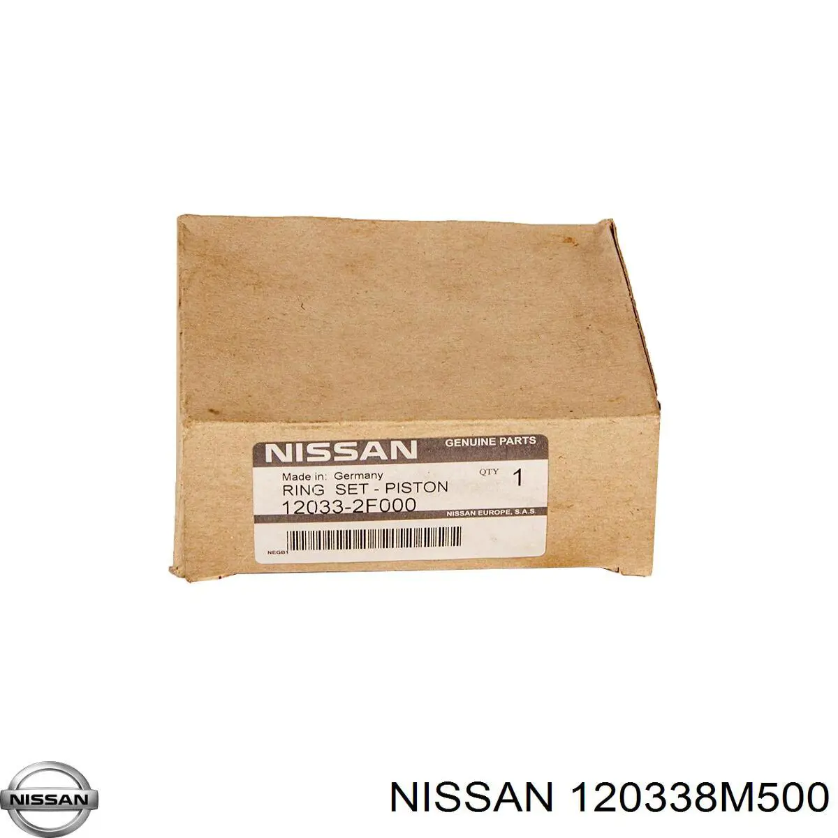 Compre 1203395F0B Nissan/Infiniti Kit de anéis de pistão de motor, STD.