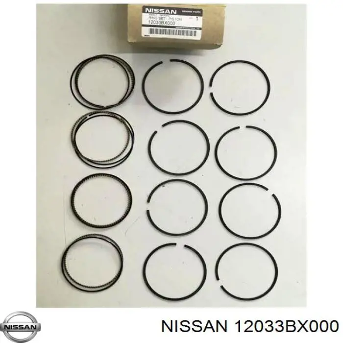 Kit de anéis de pistão de motor, STD. Nissan/Infiniti 12033BX000 preço, a partir de 35,51 USD