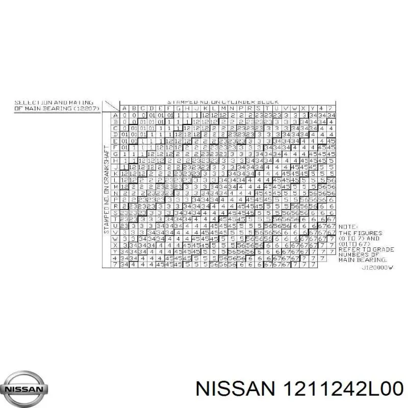 1211242L00 Nissan/Infiniti 