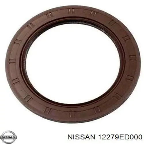 12279ED000 Nissan/Infiniti Vedação traseira de cambota de motor