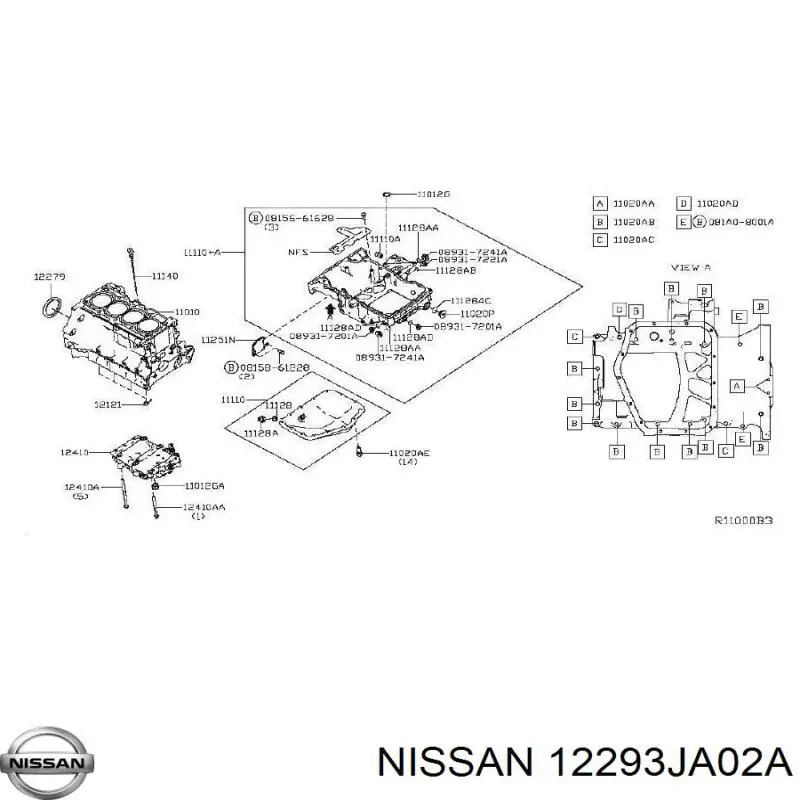 Nissan/Infiniti 12293JA02A preço, a partir de 25,85 USD