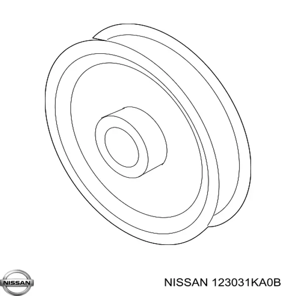 123031KA0B Nissan/Infiniti Polia de cambota