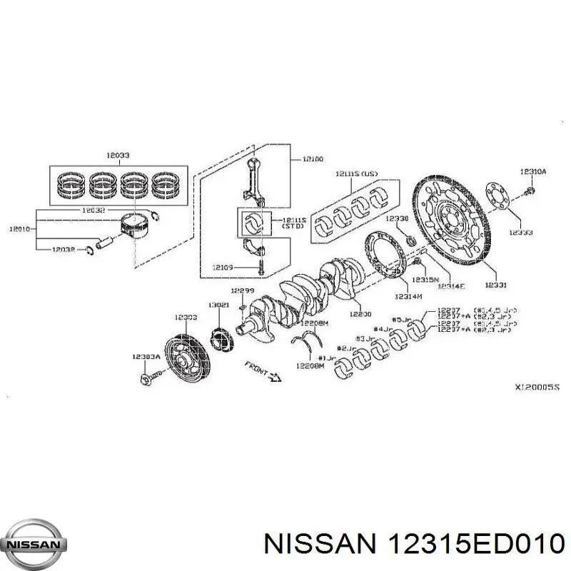 12315ED010 Nissan/Infiniti 