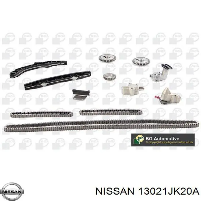 13021JK20A Nissan/Infiniti Engrenagem de cadeia da roda dentada de acionamento de cambota de motor