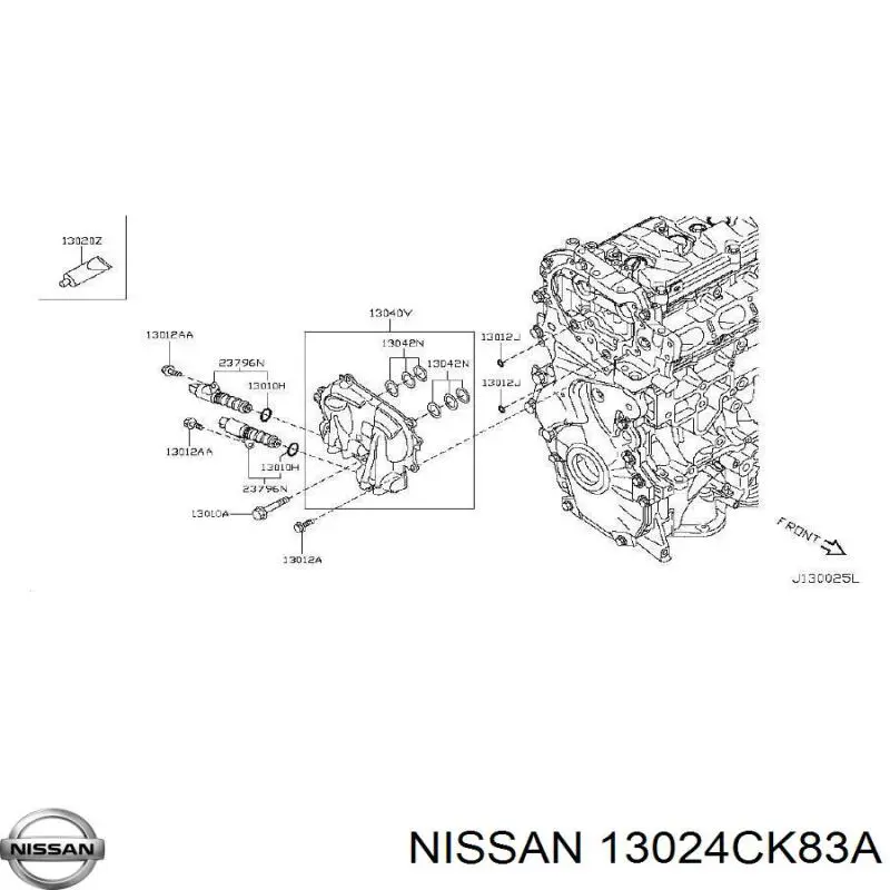 Roda dentada de bomba de óleo Nissan/Infiniti 13024CK83A preço, a partir de 203,10 USD
