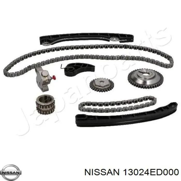 Engrenagem de cadeia de roda dentada da árvore distribuidora de escape de motor Nissan/Infiniti 13024ED000 preço, a partir de 254,03 USD