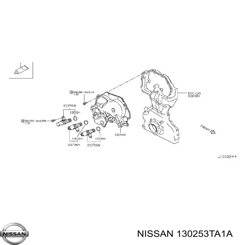 Engrenagem de cadeia de roda dentada da árvore distribuidora de admissão de motor Nissan/Infiniti 130253TA0A preço, a partir de 261,98 USD