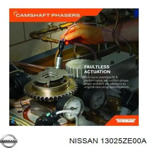 Engrenagem de cadeia da roda dentada da árvore distribuidora de motor 13025ZE00A Nissan/Infiniti