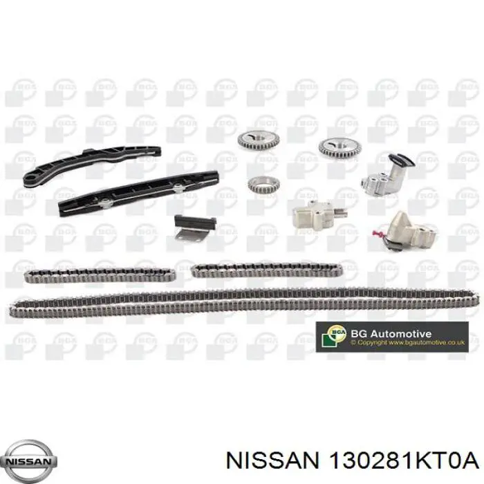 130281KT0A Nissan/Infiniti Cadeia do mecanismo de distribuição de gás