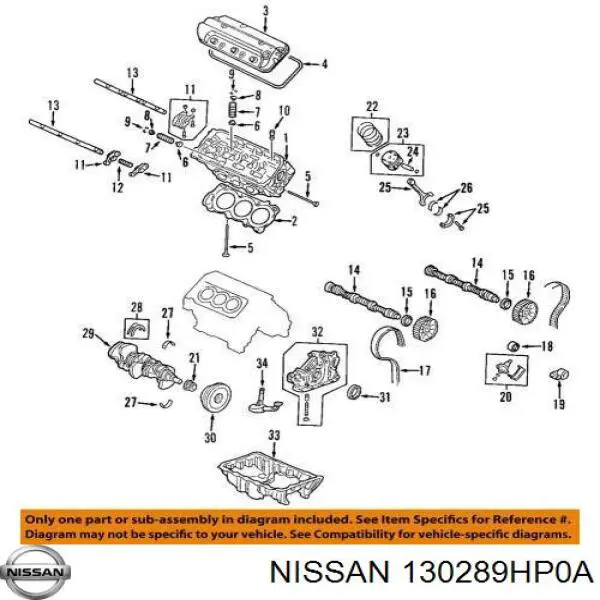 Compre 130289HP0A Nissan/Infiniti Cadeia do mecanismo de distribuição de gás