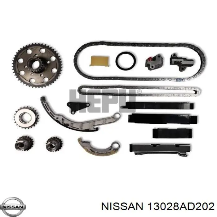 Compre 13028AD202 Nissan/Infiniti Cadeia do mecanismo de distribuição de gás