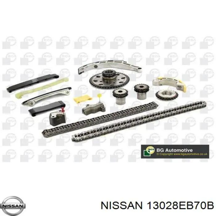 13028EB70B Nissan/Infiniti Cadeia do mecanismo de distribuição de gás