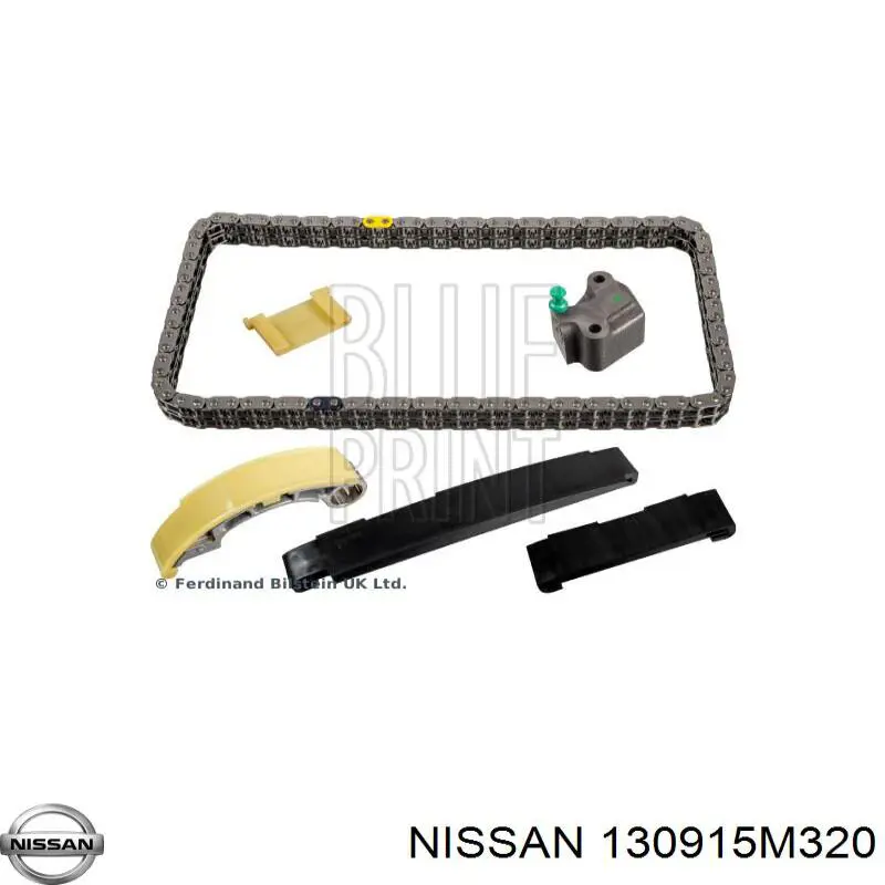 130915M320 Nissan/Infiniti Amortecedor de cadeia do mecanismo de distribuição de gás, inferior