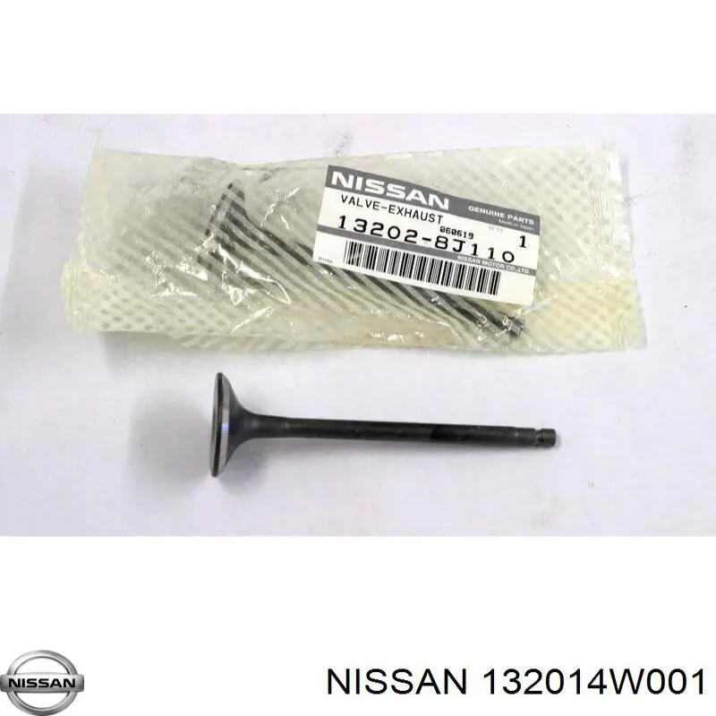 Válvula de admissão Nissan/Infiniti 132014W001 preço, a partir de 9,65 USD