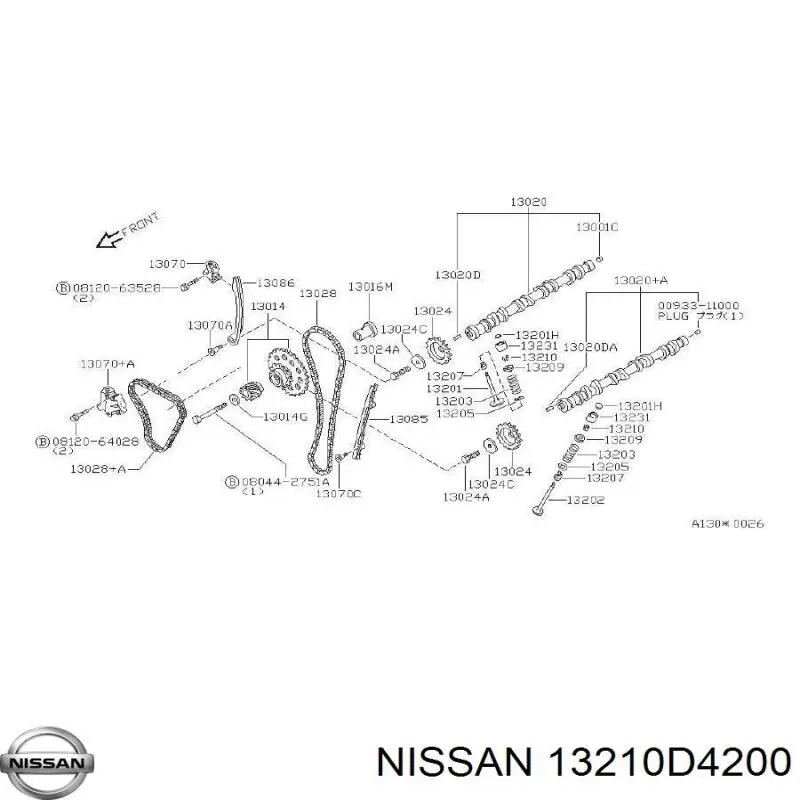 Compre 13210D4200 Nissan/Infiniti Peça inserida de válvula